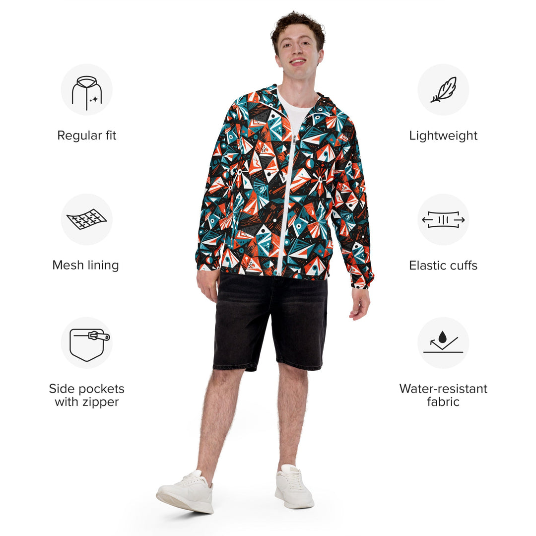 Adversarial Men’s windbreaker - VisibleToHumans