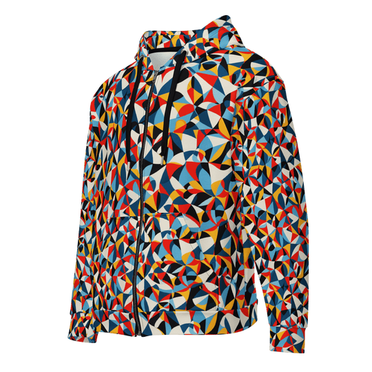 Adversarial Zip Hoodie Unisex - VisibleToHumans