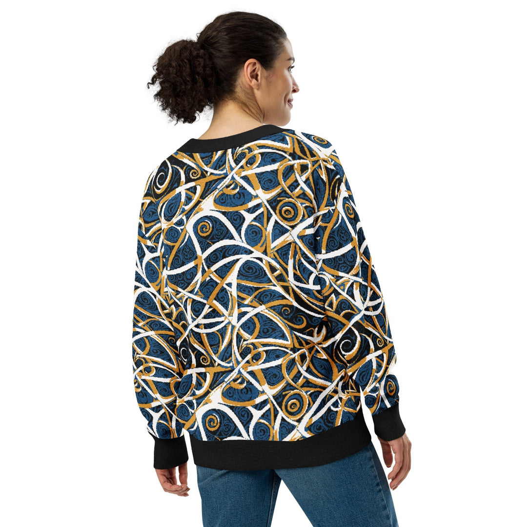 Anti AI Adversarial Knitted cardigan - VisibleToHumans