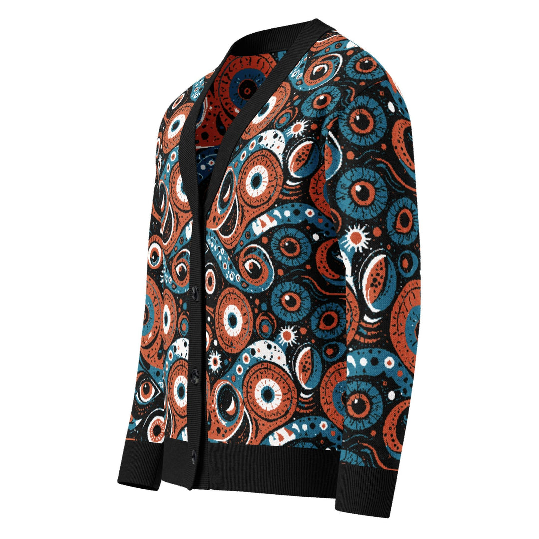 Anti AI Adversarial Knitted cardigan - VisibleToHumans