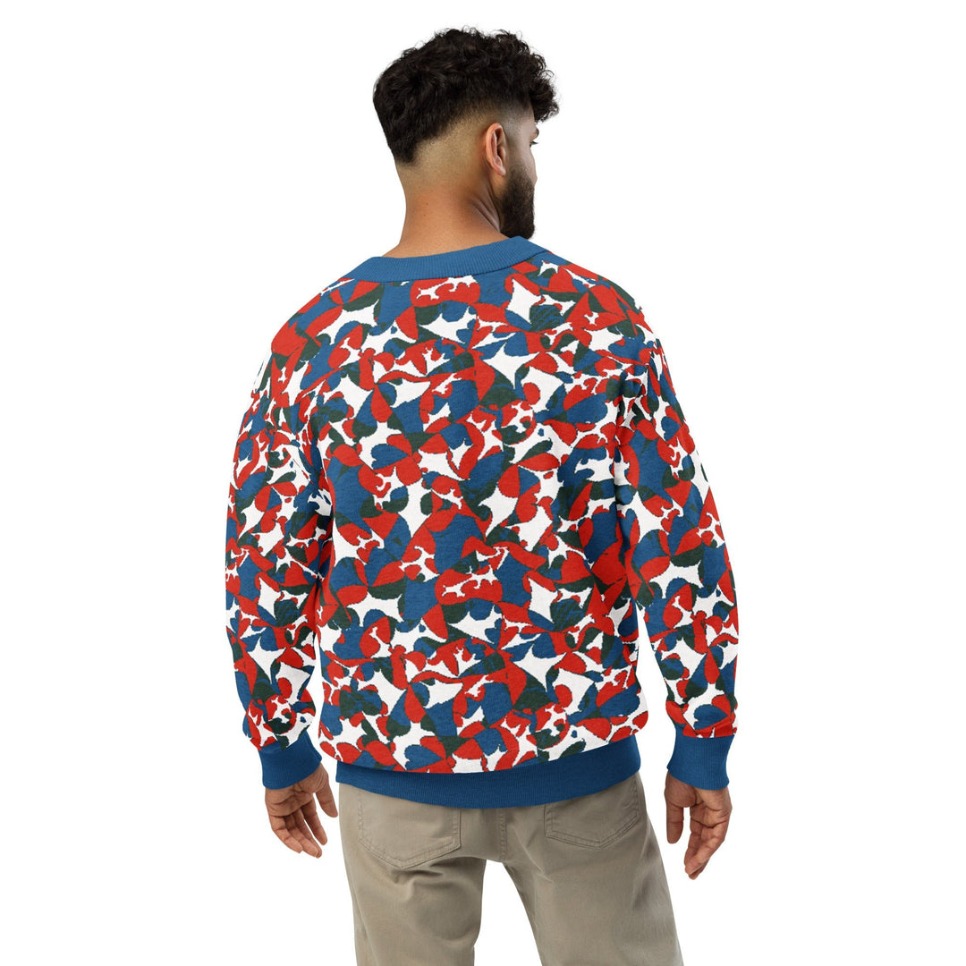 Anti AI Adversarial Knitted cardigan - VisibleToHumans