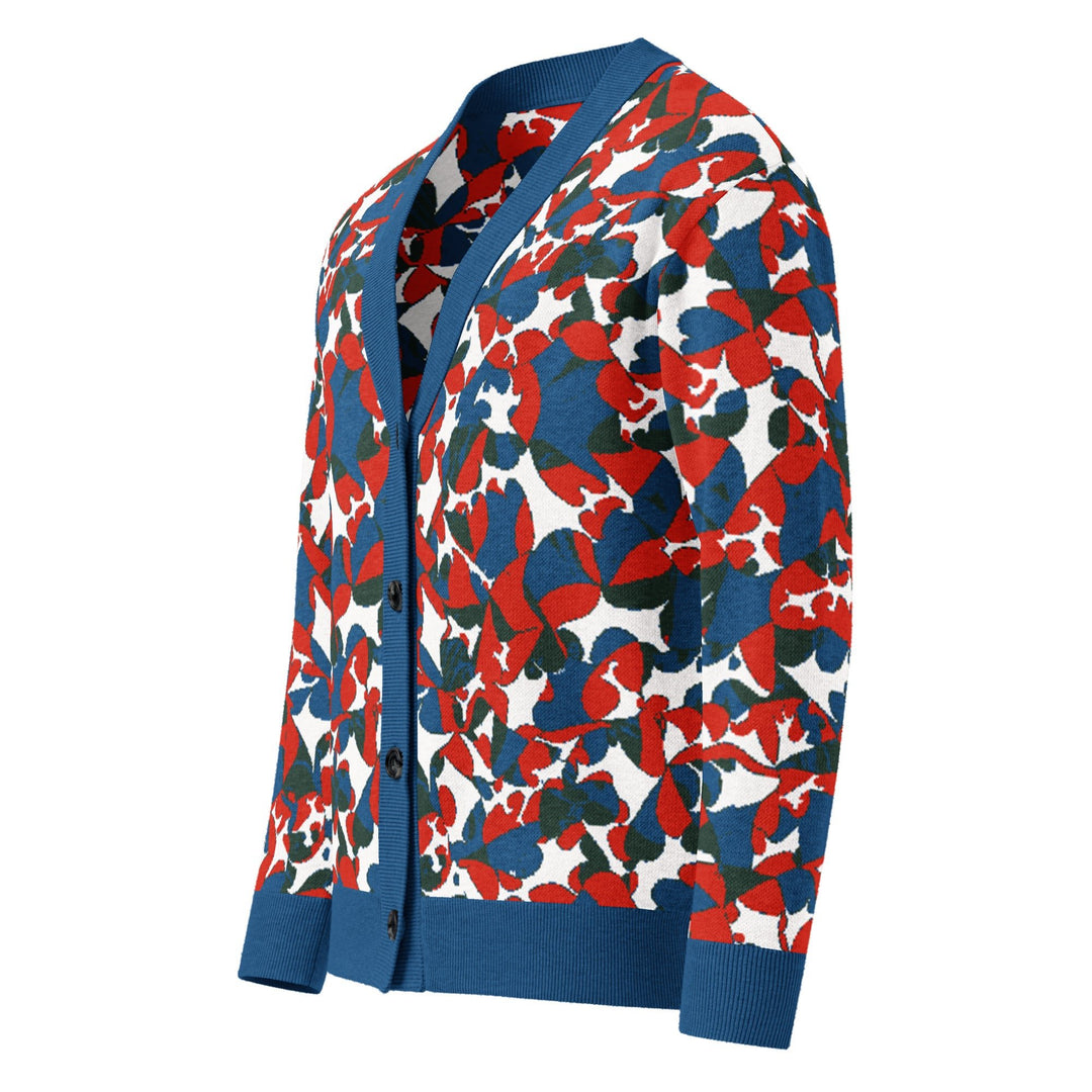 Anti AI Adversarial Knitted cardigan - VisibleToHumans