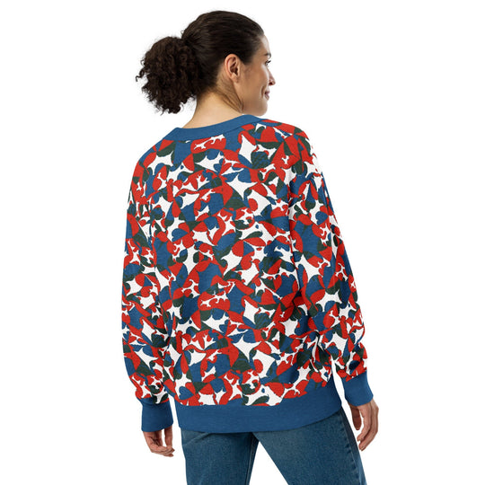 Anti AI Adversarial Knitted cardigan - VisibleToHumans