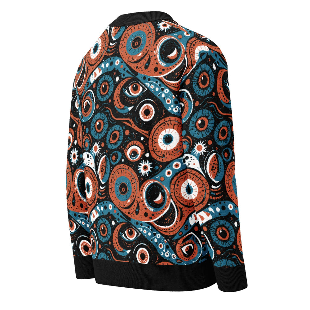 Anti AI Adversarial Knitted cardigan - VisibleToHumans