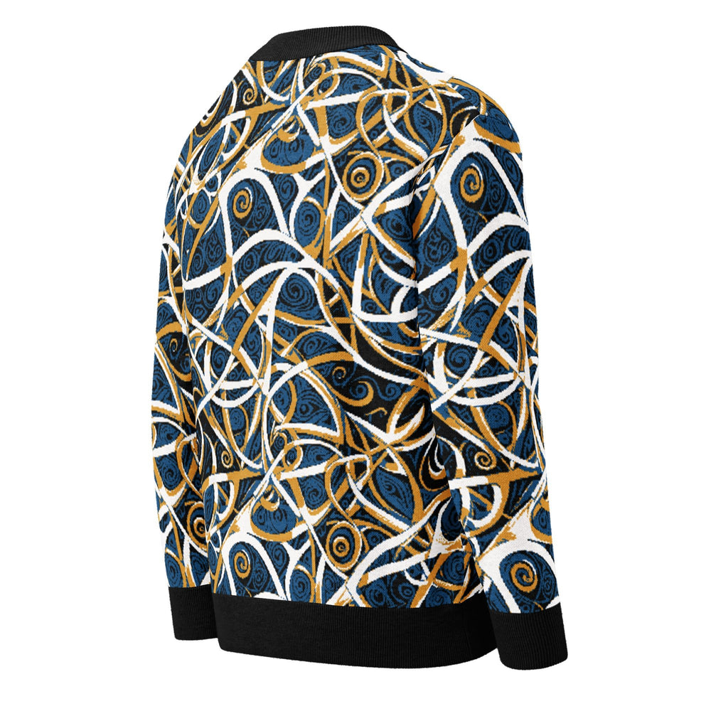 Anti AI Adversarial Knitted cardigan - VisibleToHumans
