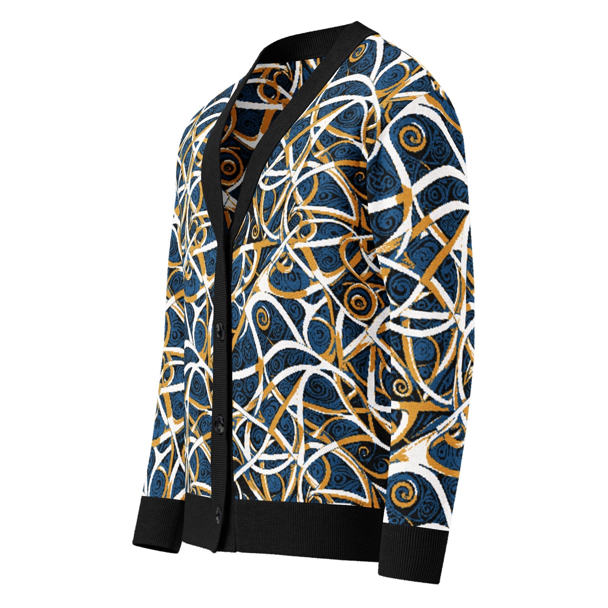 Anti AI Adversarial Knitted cardigan - VisibleToHumans