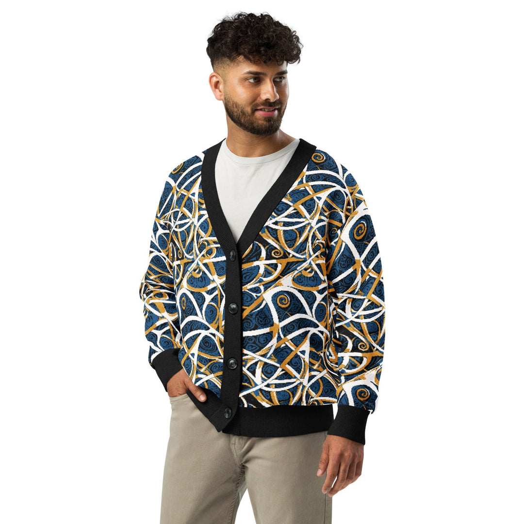 Anti AI Adversarial Knitted cardigan - VisibleToHumans