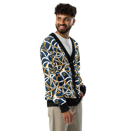 Anti AI Adversarial Knitted cardigan - VisibleToHumans