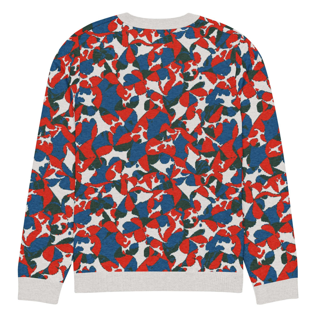Anti AI Adversarial Knitted crew neck sweater - VisibleToHumans