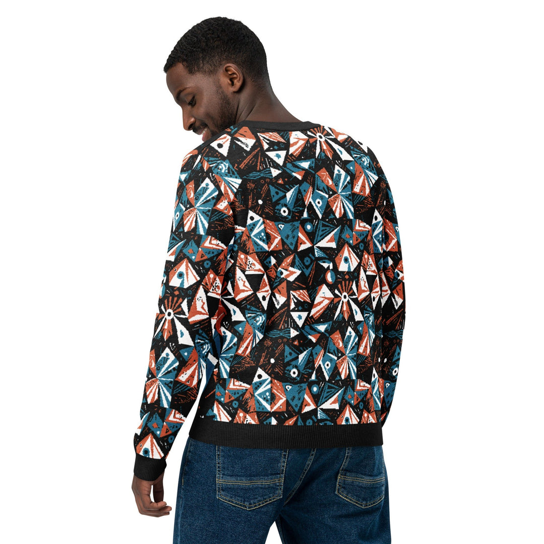 Anti - AI Knitted crew neck sweater - VisibleToHumans