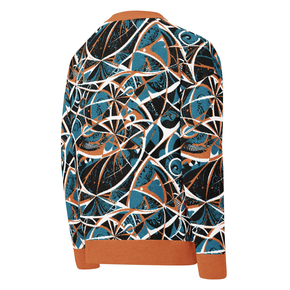 Anti - AI Relaxed fit knitted crew neck sweater - VisibleToHumans
