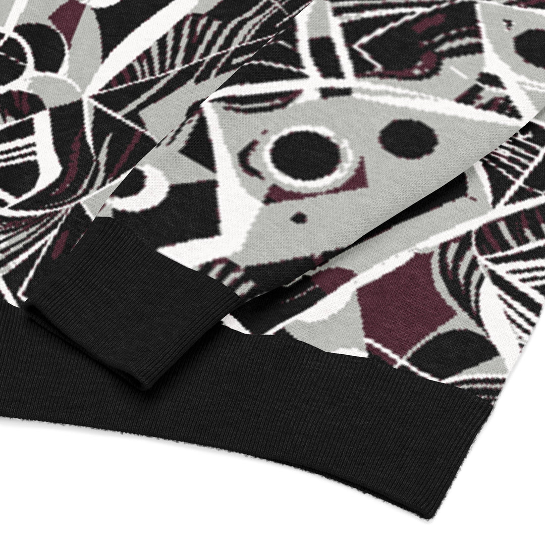 Anti - AI Relaxed fit knitted crew neck sweater - VisibleToHumans